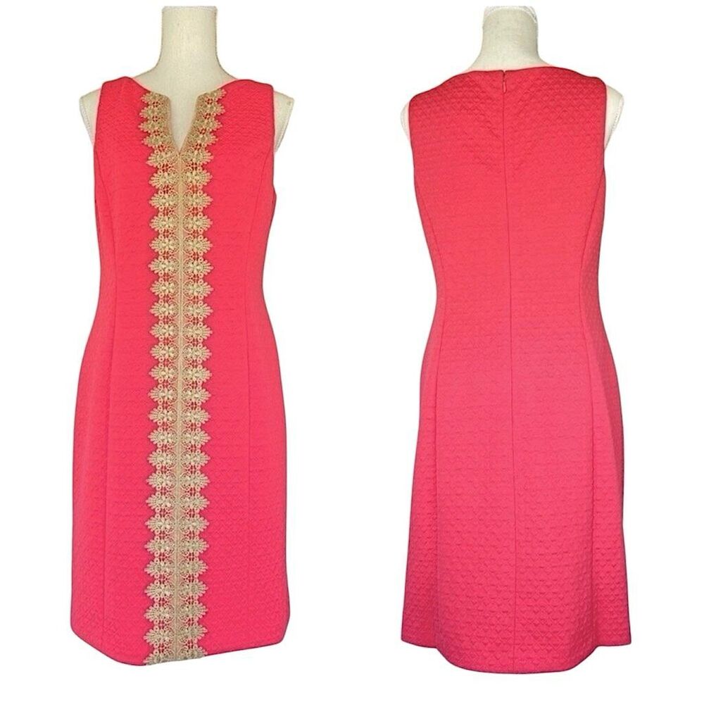 Pappagallo The Brook Quilted Jacquard Dress 4